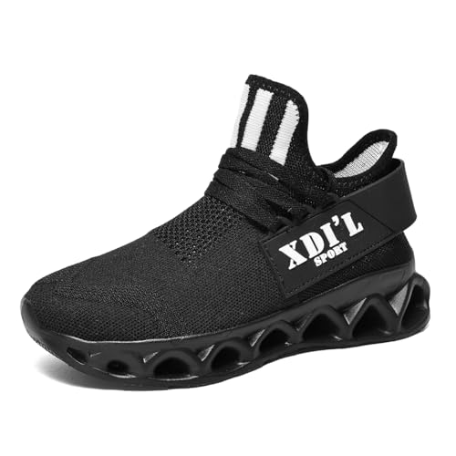 TBJ Men's Women's Trainers, Running Shoes, Sports Shoes, Jogging Shoes, Running Shoes, Walking Shoes, Outdoor Street Running Shoes, Air Cushion, Breathable,EU39 Schwarz-A TBJ Men's Women's Trainers, Running Shoes, Sports Shoes, Jogging Shoes, Running Shoes, Walking Shoes, Outdoor Street Running Shoes, Air Cushion, Breathable,EU39 Schwarz-A von TBJ