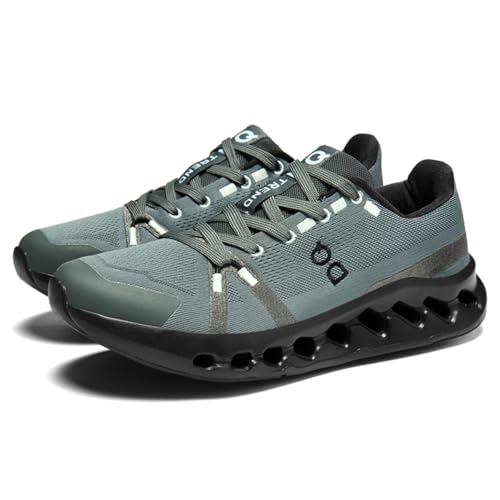 TBJ Men's Women's Trainers, Running Shoes, Sports Shoes, Jogging Shoes, Running Shoes, Walking Shoes, Outdoor Street Running Shoes, Air Cushion, Breathable,EU42 GreyBlack-F TBJ Men's Women's Trainers, Running Shoes, Sports Shoes, Jogging Shoes, Running Shoes, Walking Shoes, Outdoor Street Running Shoes, Air Cushion, Breathable,EU42 GreyBlack-F von TBJ