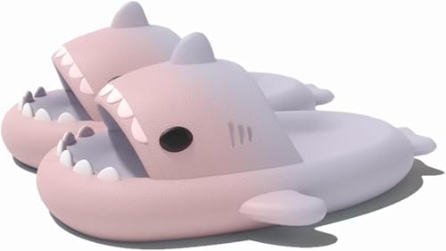 TBJ Shark Slides Hausschuhe Damen und Herren, Hausschuhe, Strandsandalen, rutschfeste Badeschuhe, Kindersandalen Sommersandalen PinkLila EU38-39 TBJ Shark Slides Hausschuhe Damen und Herren, Hausschuhe, Strandsandalen, rutschfeste Badeschuhe, Kindersandalen Sommersandalen PinkLila EU38-39 von TBJ