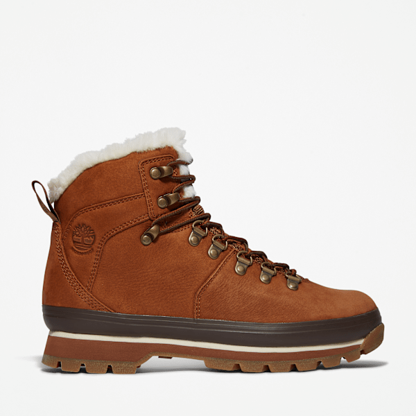 TBL-EU - Wasserdichte Euro Hiker Stiefel mit Fellfutter für Damen in Hellbraun, Damen, Braun, Größe: 41 von TBL-EU
