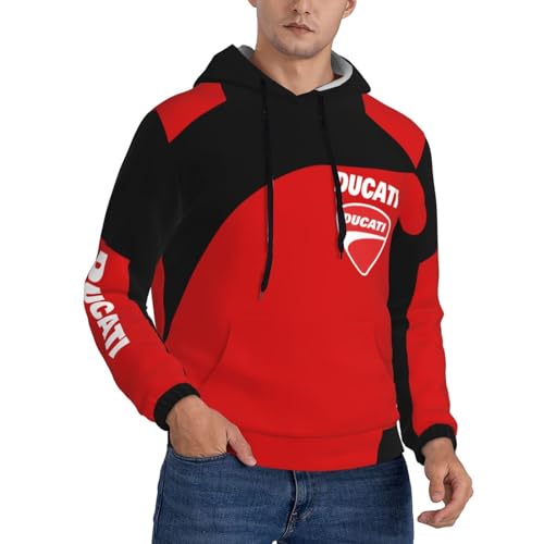 TBMAQ Monster Superbike Motorrad Racing Herren Hoodie Sweatshirt Leicht Langarm Hoodie Casual Tops Pullover, Dt-7, XXXL von TBMAQ