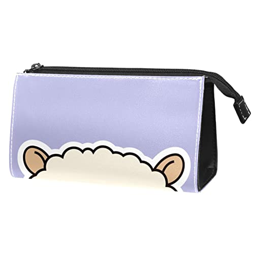 Schminktasche Reise Kosmetiktasche Tasche Geldbörse Handtasche mit ReißverschlussCartoon Tier Schafe von TBOUOBT