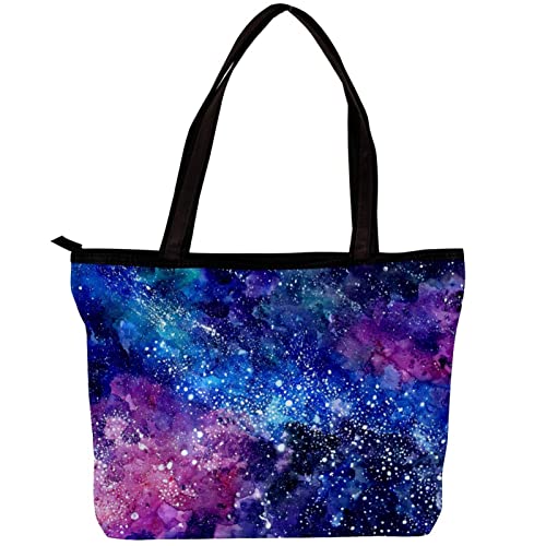 TBOUOBT Handtaschen für Damen Mode Tragetaschen Umhängetasche Satchel Taschen,Universum Nebel Galaxie von TBOUOBT