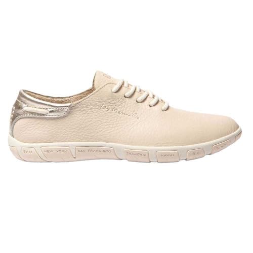TBS Jazaru Sneaker Damen Beige - 37 - Sneaker Low Shoes, M7G53-LIN + CHAMPAGNE von TBS
