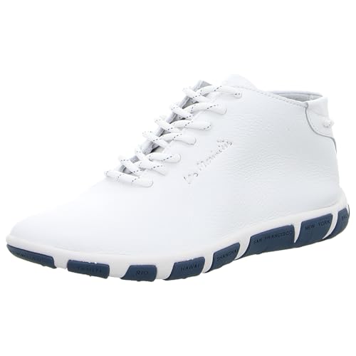 TBS Juhayna Segelschuh, Dream Cruiser (Glattleder), Wechselfußbett, Extra Blanc+Baltique F7I87 Weiß Gr. 42 von TBS