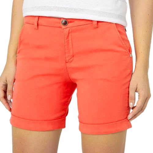 TBS Leonibur Orange Damen Bermuda, Orange, 36 von TBS