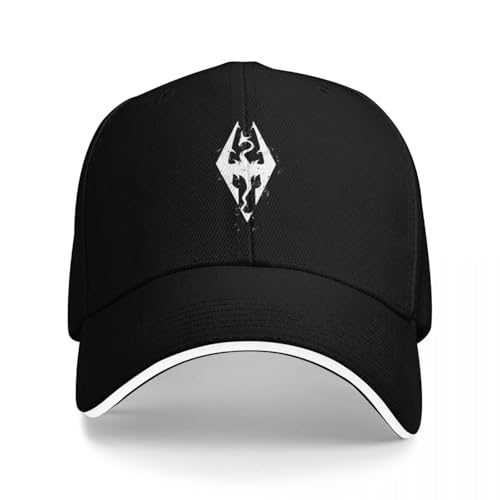 TBSANIN Baseball-Mütze Logo von Skyrim Aktiver Designer Hut Neu In Hut Luxus Marke Luxus Frauen Herren Geschenke von TBSANIN