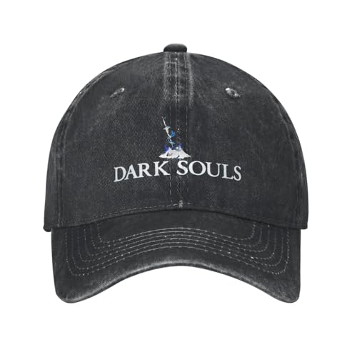 TBSANIN Baseball-Mütze Männer Frauen Dark Souls Cosplay Spiel Liebhaber Fans Bedruckt Hut Mode Distressed Baumwolle Verstellbar Geschenke von TBSANIN