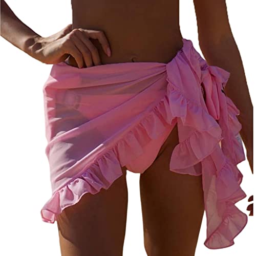 Strand Wrap Sarong Damen, Chiffon Vertuschung Wickelröcke Kurz Bikini Rock Cover up Strandtuch Strandkleid Tücher Wickelrock Badeanzug für Urlaub Sommer Strand Wrap Sarong Vertuschung Chiffon Strand Wrap Sarong Damen, Chiffon Vertuschung Wickelröcke Kurz Bikini Rock Cover up Strandtuch Strandkleid Tücher Wickelrock Badeanzug für Urlaub Sommer Strand Wrap Sarong Vertuschung Chiffon von TBSCWYF