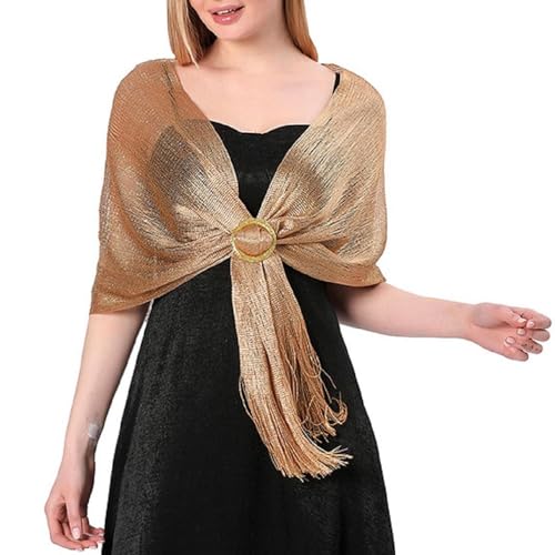 TBSCWYF Chiffon Schal Damen Seidenweich und Federleicht Eleganter Halstuch Damen Schal Premium Polyester Tuch Damen Pflegeleichtes Schaltuch Quaste Geeignet für Partys Hochzeiten Alle Jahreszeiten von TBSCWYF