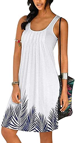 TBSCWYF Damen Sommerkleid Lose Casual Kleid Rundkragen Strandkleid Kleider MiniKleid Damen Spitze Strandkleid Badeanzug Bedecken Pareos Kimono Cardigan Strandkleid Boho Transparent Strandponcho von TBSCWYF