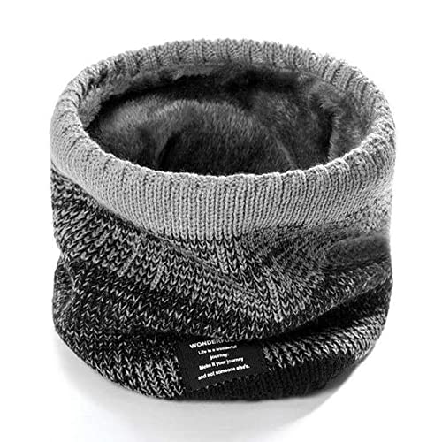 TBSCWYF Unisex Schal loop schal damen Winter Loop Strickschal Schlauchschal für GehenLaufski Outdoor Täglicher Verschleiß Damen Herren Loop Schal Damen Thermal Fleece Schlauchschal Winter Neckwarmer von TBSCWYF