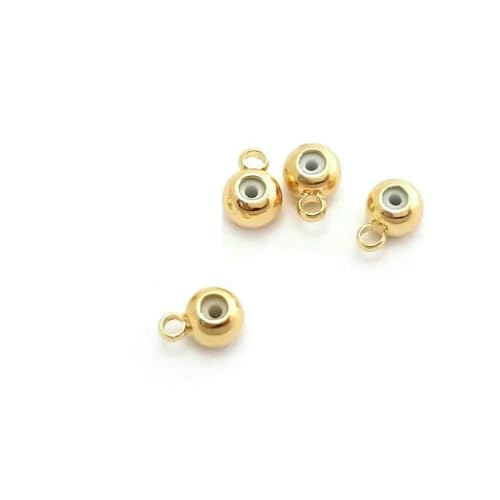 TBSKUY 3,0 mm, 4,0 mm, 5 mm, 6 mm, 7 mm, 18 Karat Goldfarbe, Messing und Gummi, Abstandsperlen, Charms, Verbinder, DIY-Schmuckzubehör, Zubehör-33238-18 Karat Goldfarbe TBSKUY 3,0 mm, 4,0 mm, 5 mm, 6 mm, 7 mm, 18 Karat Goldfarbe, Messing und Gummi, Abstandsperlen, Charms, Verbinder, DIY-Schmuckzubehör, Zubehör-33238-18 Karat Goldfarbe von TBSKUY