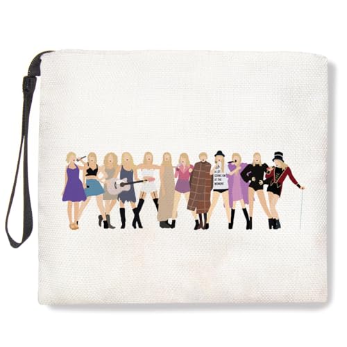 Geschenke für Musiker, inspirierte Musikliebhaber, Geschenk, Sänger-Merchandise-Kosmetiktasche, Freundschaftsgeschenk, Make-up-Tasche für Frauen, Teenager, Musiker, beste Freundin, Musikliebhaber, von TBT