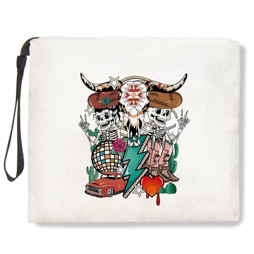 Inspiriertes Western-Accessoire, Western-Zubehör für Frauen, Landhausmädchen, westliche Freundschaftsgeschenke, Cowgirl-Geschenke für Mädchen, Make-up-Tasche für beste Freundin, Schwester, Tanten, von TBT