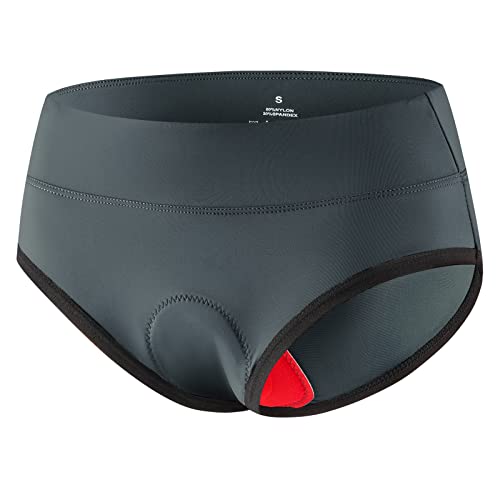 TBoonor Radlerhose Damen Gepolstert, Atmungsaktive Radunterhose Fahrradunterhose - Fahrrad Unterhosen Damen Radsport Leichte Schnell Trocknende Fahrradhose mit 4D Sitzpolster von TBoonor