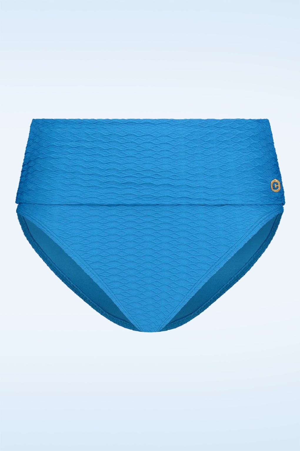 Flipover Bikinihose in Blue Snake von TC Beach