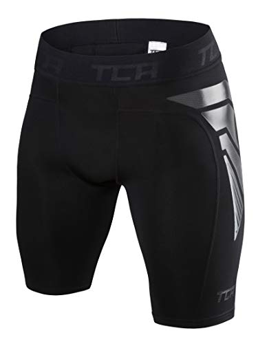 TCA Jungen CarbonForce Pro Thermo Kompression Unterwäsche Shorts - Schwarz, 6-8 Jahre von TCA