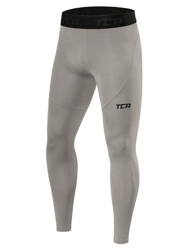 TCA Funktionsleggings TCA Herren Pro Performance Leggings, Kompressionshose - Grau (1-tlg) von TCA