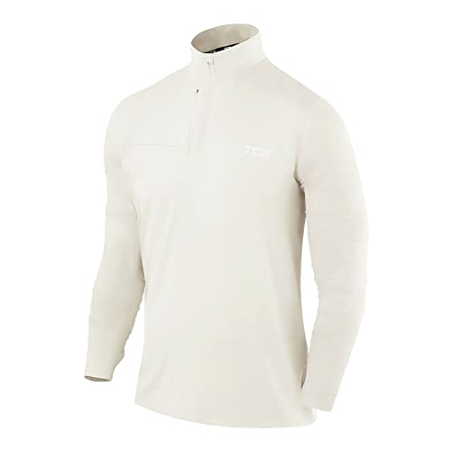 TCA Funktionsshirt Herren Langarm - Fusion Pro Quickdry Langarmshirt atmungsaktiv - Wandershirt Laufshirt mit Reißverschluss - Outdoor Longsleeve Sport Pullover - Weiss, M TCA Funktionsshirt Herren Langarm - Fusion Pro Quickdry Langarmshirt atmungsaktiv - Wandershirt Laufshirt mit Reißverschluss - Outdoor Longsleeve Sport Pullover - Weiss, M von TCA