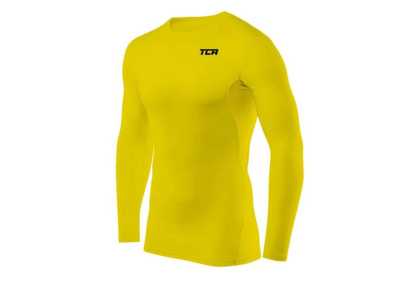 TCA Funktionsshirt TCA Herren HyperFusion Kompressionsshirt - Gelb (1-tlg) von TCA