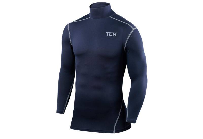 TCA Funktionsshirt TCA Herren Kompression Langarm Thermo Oberteil - Dunkelblau, XL (1-tlg) von TCA