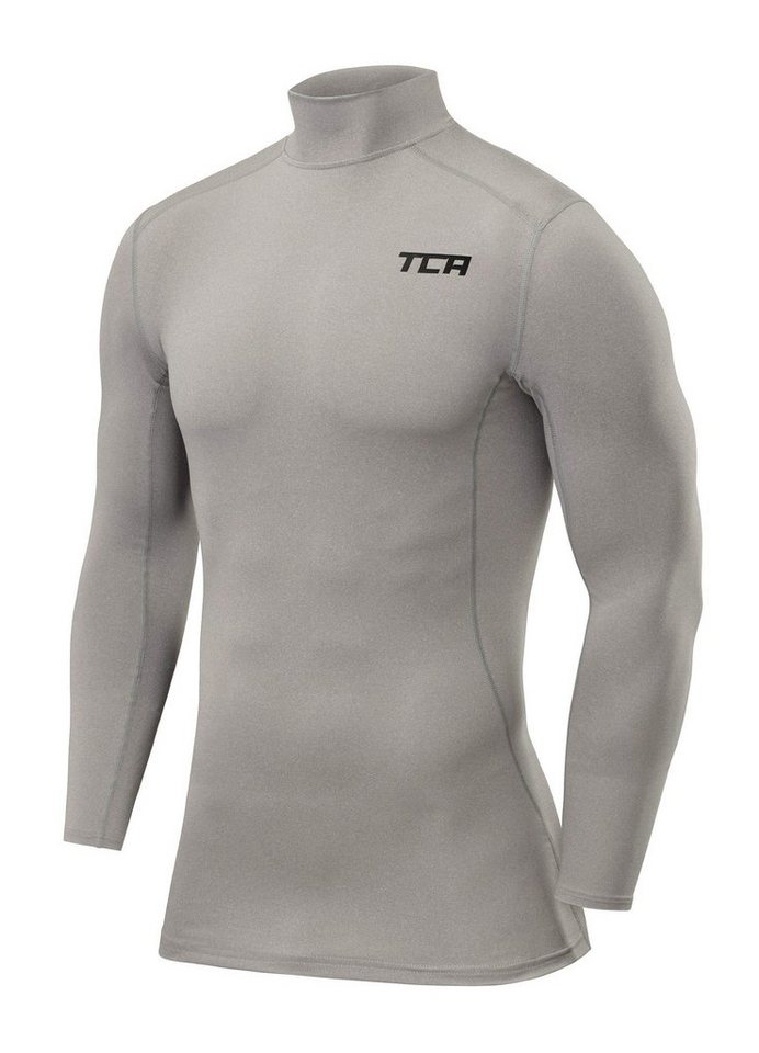 TCA Funktionsshirt TCA Herren Kompression Langarm Thermo Oberteil - Grau (1-tlg) von TCA