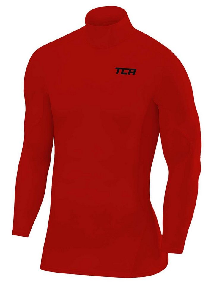 TCA Funktionsshirt TCA Herren SuperThermal Baselayer Langarmshirt - Rot (1-tlg) von TCA