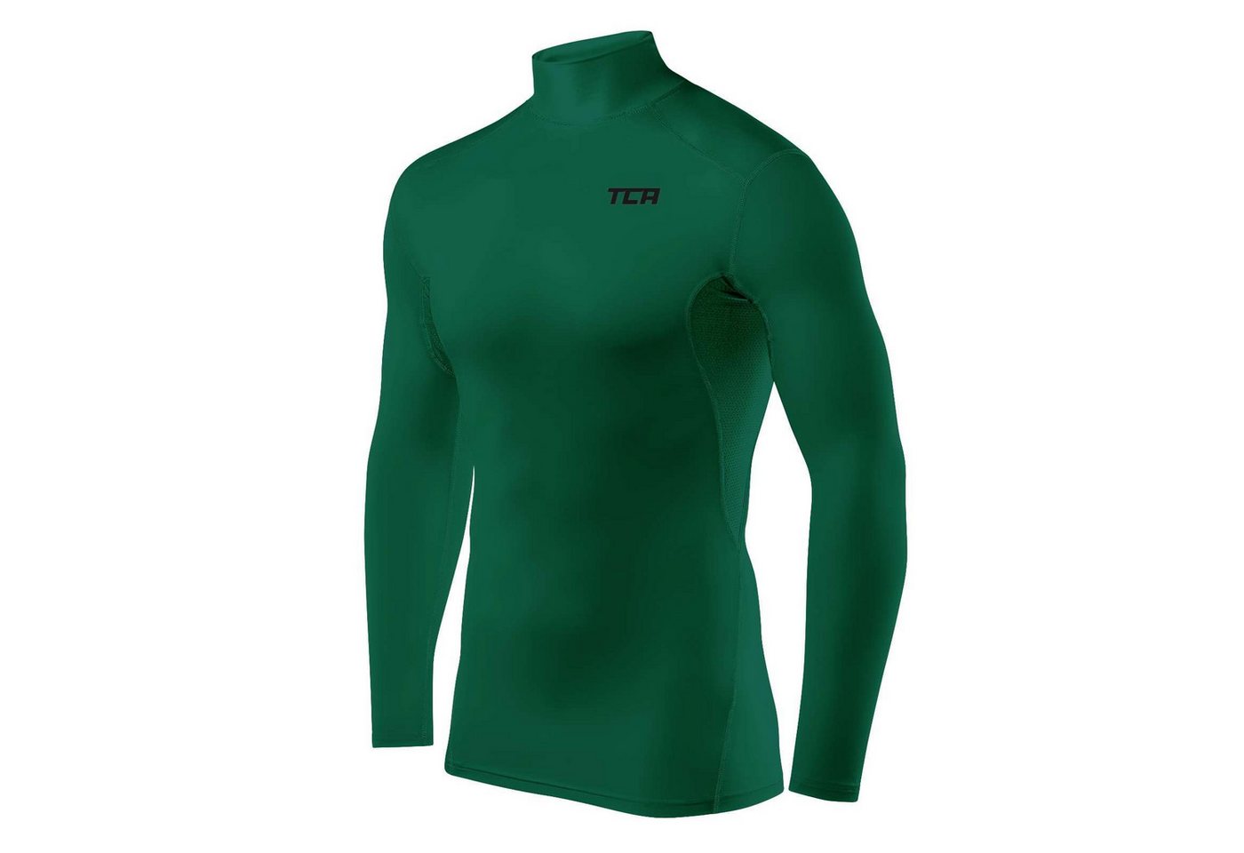 TCA Funktionsshirt TCA Jungen Kompressionsshirt Langarm Grün, 8-10 Jahre (1-tlg) von TCA