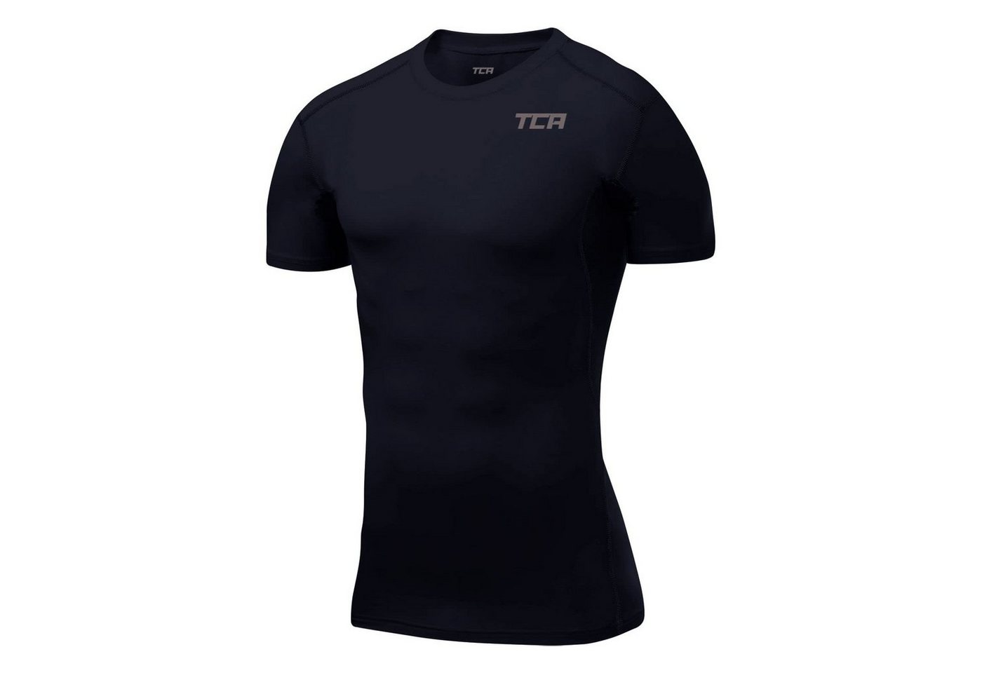 TCA Funktionsunterhemd TCA Herren HyperFusion Sportshirt, kurzärmlig, elastisch - Dunkelblau von TCA