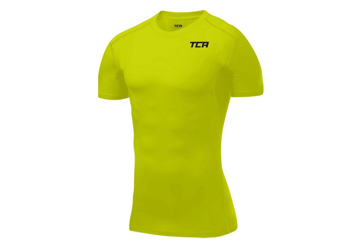 TCA Funktionsunterhemd TCA Herren HyperFusion Sportshirt, kurzärmlig, elastisch - Licht Grün von TCA