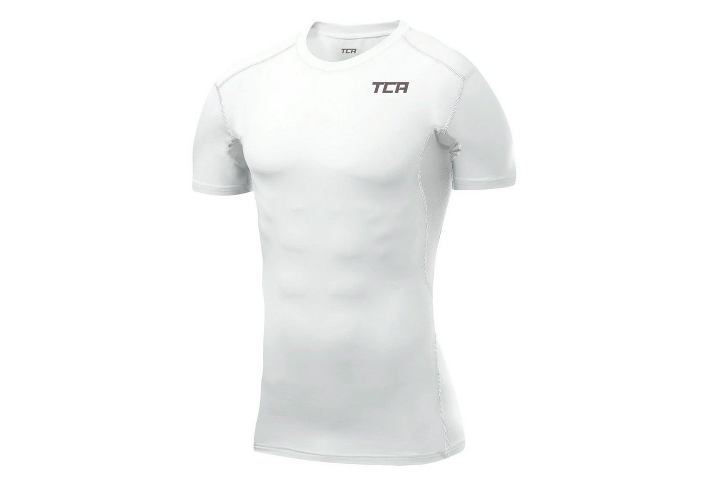 TCA Funktionsunterhemd TCA Herren HyperFusion Sportshirt - Weiss, XL von TCA