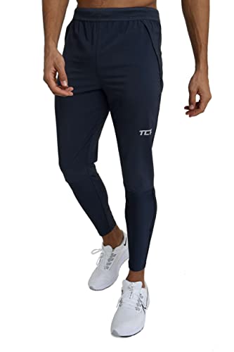 TCA Herren Elite Leichte Jogginghose mit Reißverschlusstaschen - Grau, M von TCA