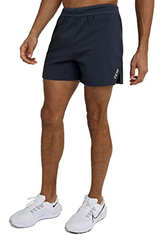 TCA Herren Flyweight Laufshorts mit Reißverschlusstaschen - Grau, XL von TCA