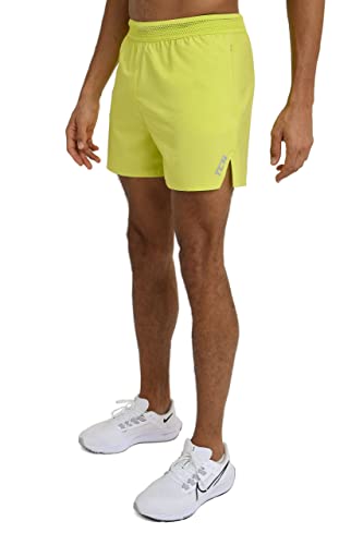 TCA Herren Flyweight Laufshorts mit Reißverschlusstaschen - Licht Grün, L von TCA