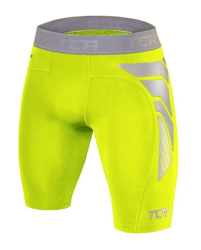 TCA Jungen CarbonForce Pro Thermo Kompression Unterwäsche Shorts - Licht Grün, 8-10 Jahre von TCA