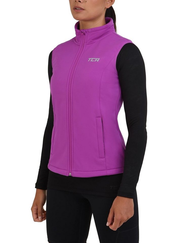 TCA Kurzjacke TCA Damen Flyweight Lauf- und Fahrradweste - Lila von TCA