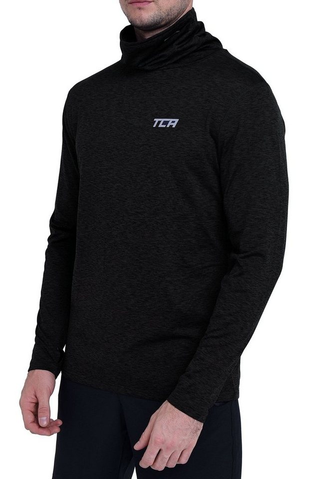 TCA Langarmshirt TCA Herren Thermo Laufshirt - Schwarz, XXL (1-tlg) von TCA