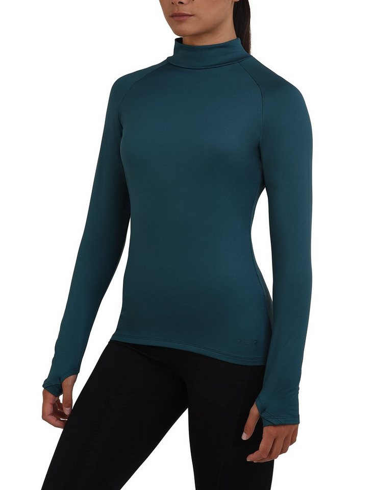 TCA Langarmshirt TCA Damen SuperThermal Laufoberteil, Kompressions Baselayer - Blau, XS (1-tlg) von TCA