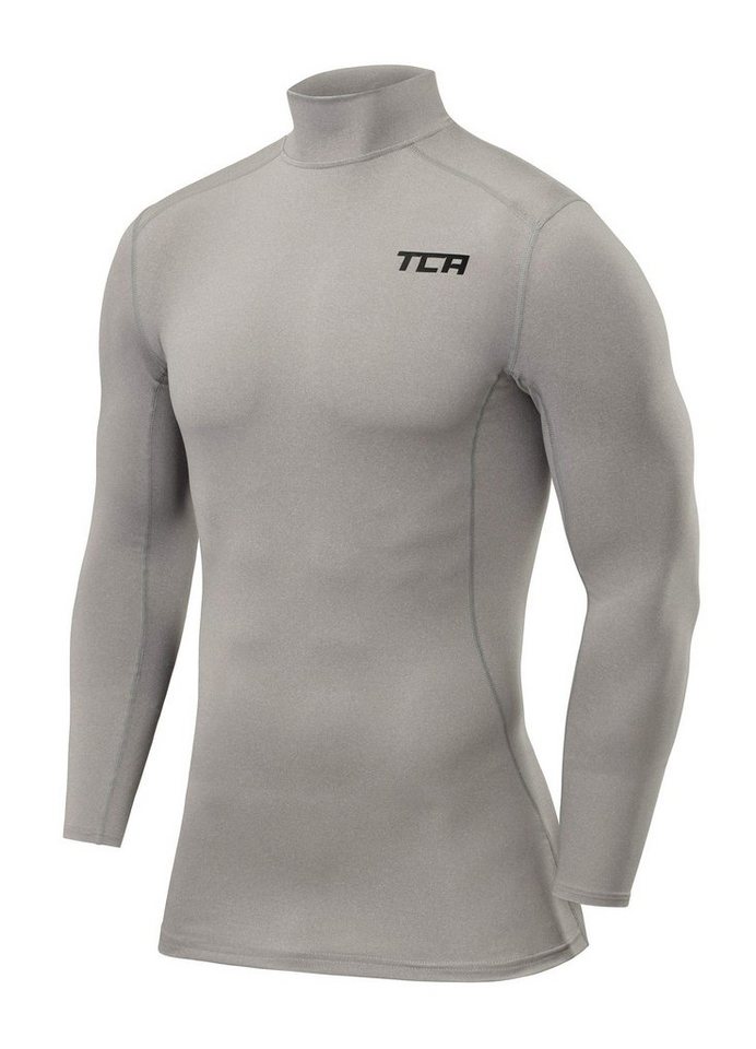 TCA Langarmshirt TCA Herren Kompression Langarm Thermo Oberteil - Grau (1-tlg) von TCA