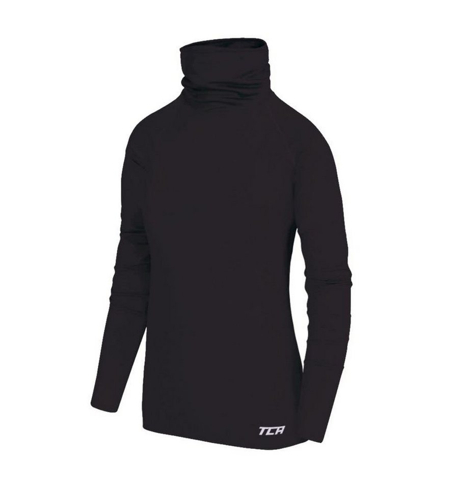 TCA Langarmshirt TCA Mädchen Warm-Up Thermo Lauf Oberteil - Schwarz, 10-12 Jahre (1-tlg) von TCA