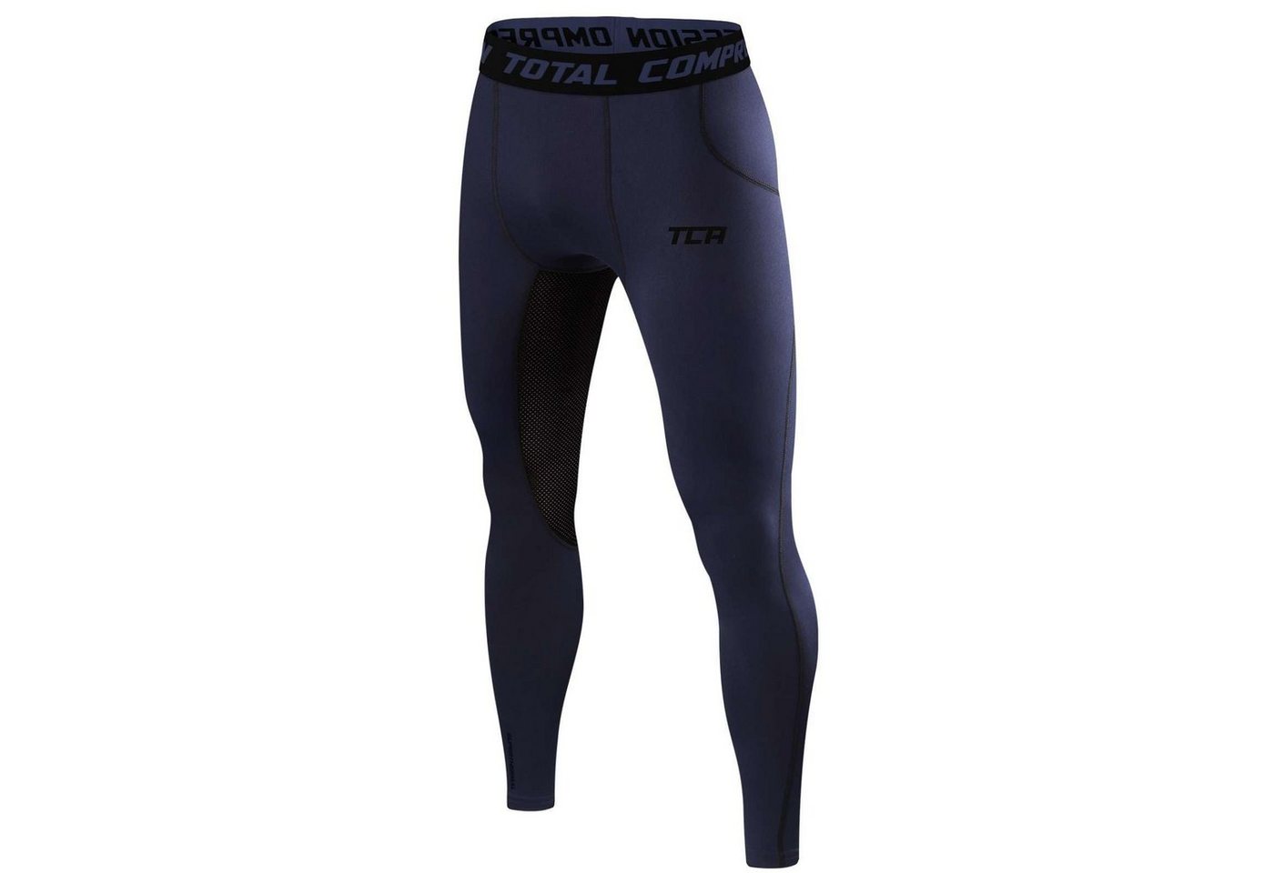 TCA Lauftights TCA Herren Leggings, Kompressionshose, Sporthose - Dunkelblau (1-tlg) von TCA