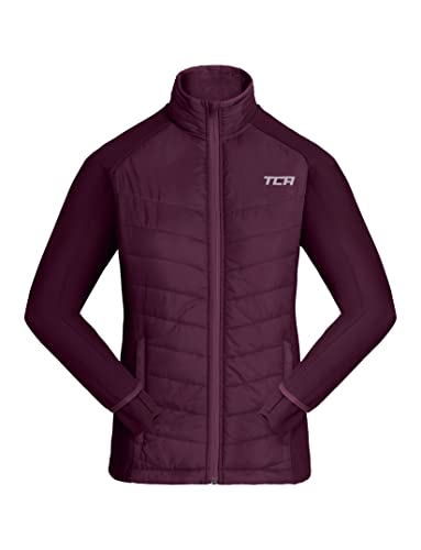 TCA Mädchen Excel Runner ganzjährige, leichte, wasserabweisende, verstaubare Laufjacke - Lila, 6-8 Jahre von TCA