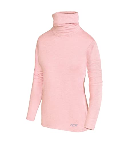 TCA Mädchen Warm-Up Trichterkragen Thermo Lauf Oberteil - Rosa, 6-8 Jahre von TCA