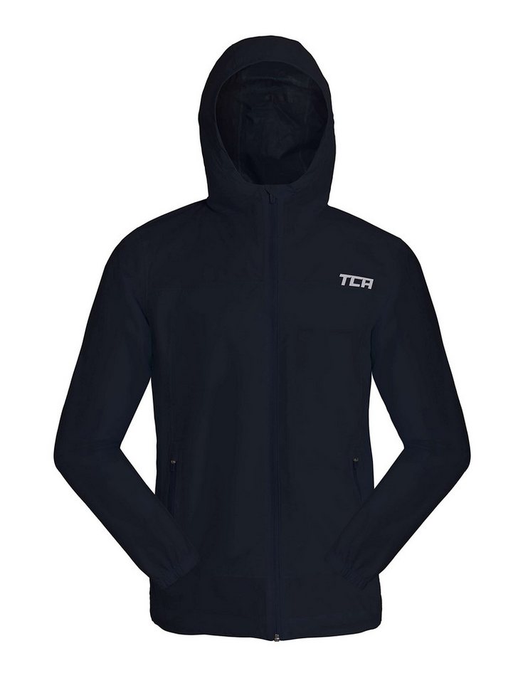 TCA Trainingspullover TCA Jungen Regenjacke wasserdicht, Dunkelblau, 10-12 Jahre (1-tlg) von TCA