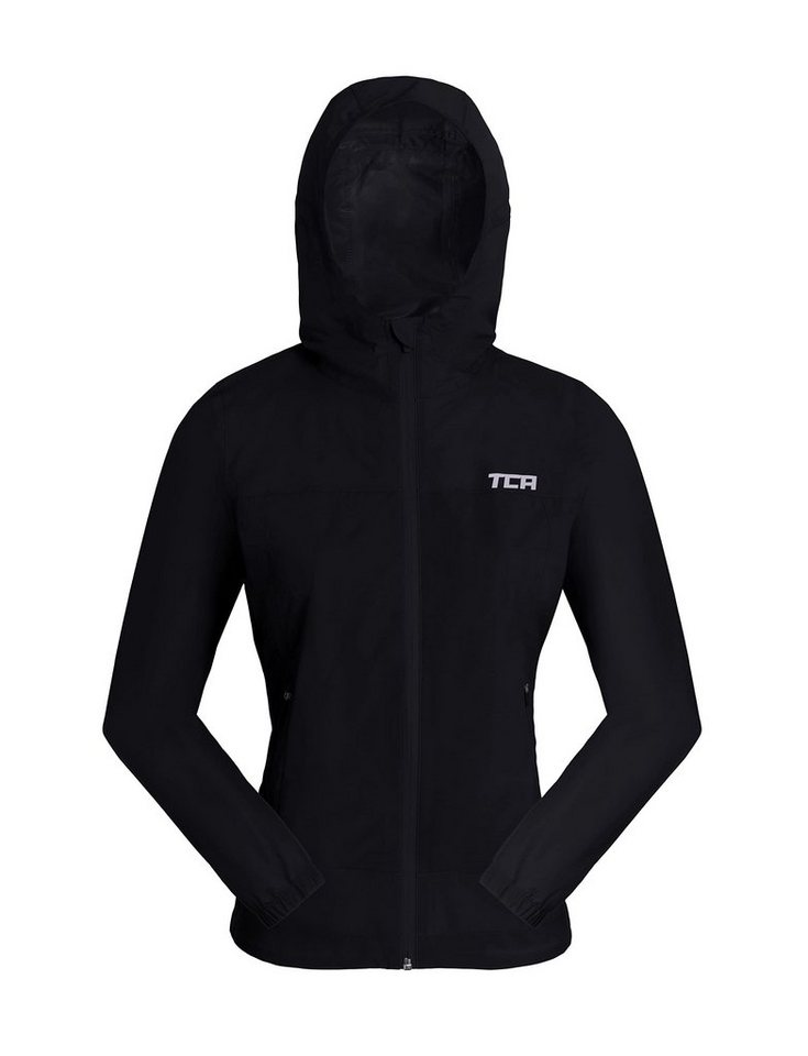 TCA Trainingspullover TCA Mädchen Regenjacke wasserdicht, Schwarz, 10-12 Jahre (1-tlg) von TCA