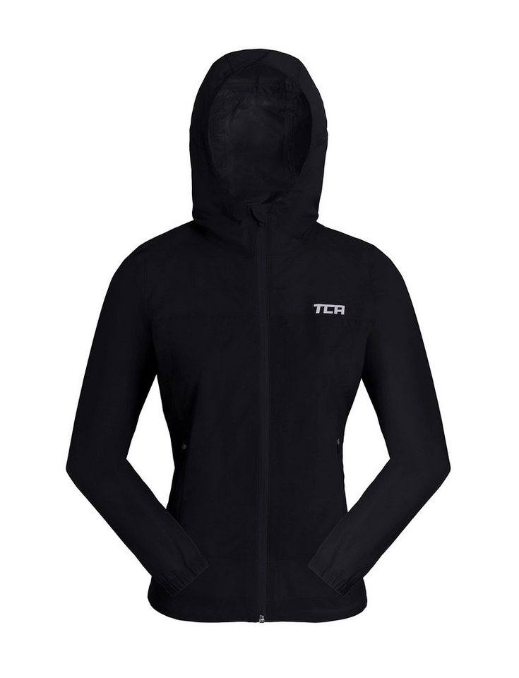 TCA Regenjacke TCA Mädchen Regenjacke wasserdicht, Schwarz, 6-8 Jahre (1-St) von TCA