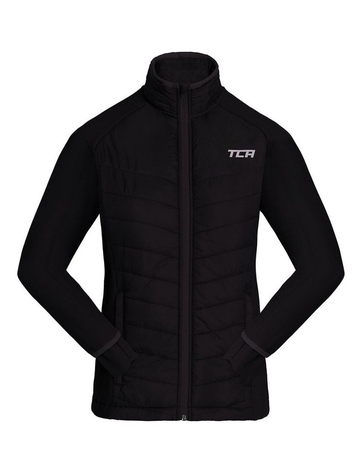 TCA Trainingspullover TCA Jungen Excel Runner Laufjacke - Schwarz, 12-14 Jahre (1-tlg) von TCA