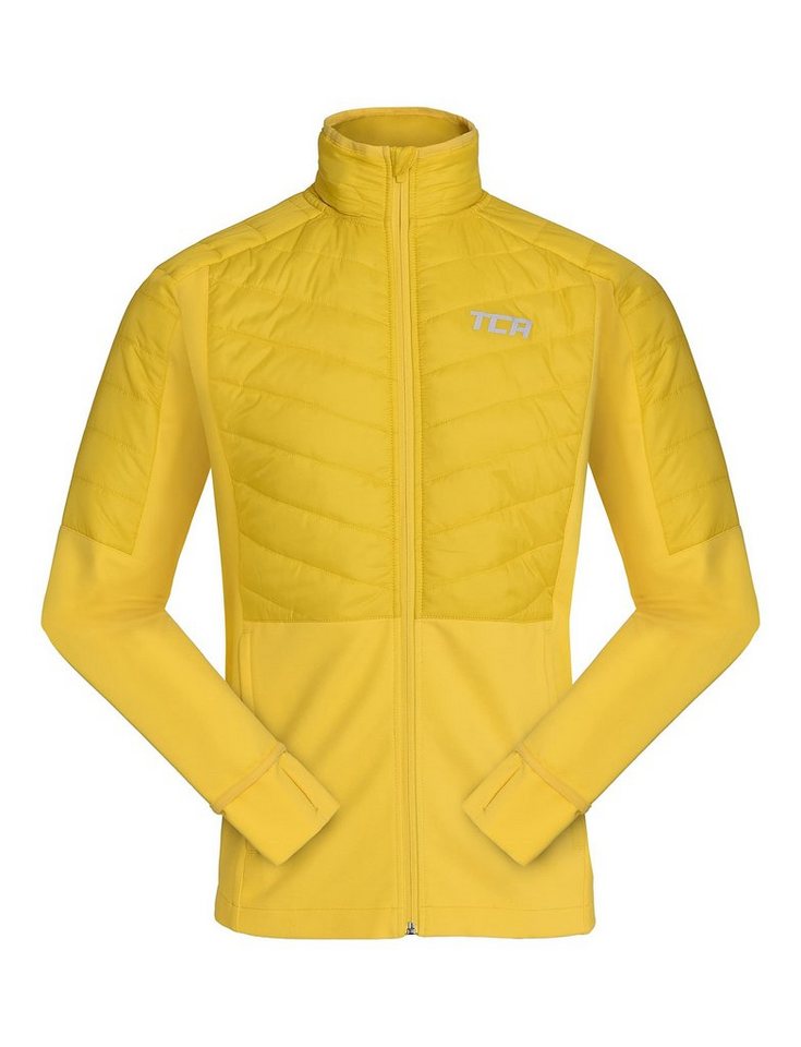 TCA Trainingspullover TCA Jungen Laufjacke, gelb, 12-14 Jahre (1-tlg) von TCA