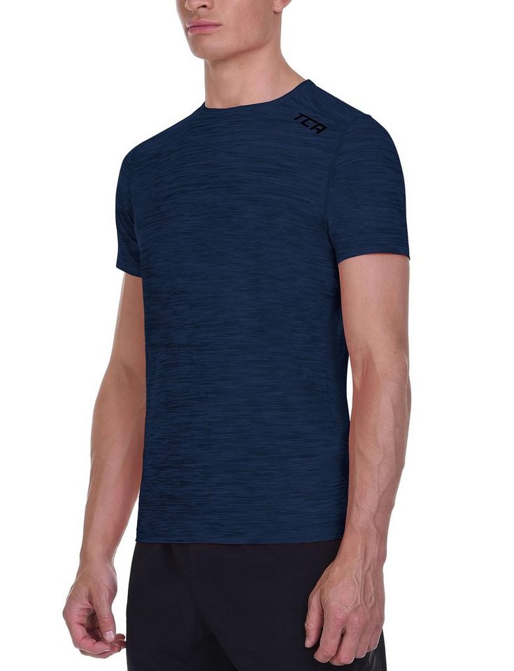 TCA T-Shirt TCA Herren Galaxy Laufshirt - Dunkelblau, XXL (1-tlg) von TCA